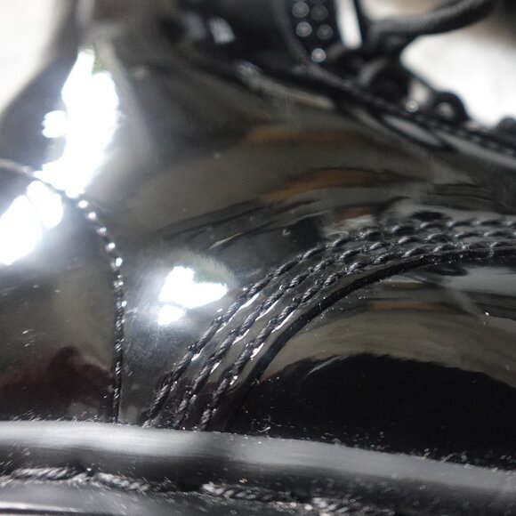 Dr. Martens 1460 Mono Patent Leather Lace Up Boots - Picture 9 of 14
